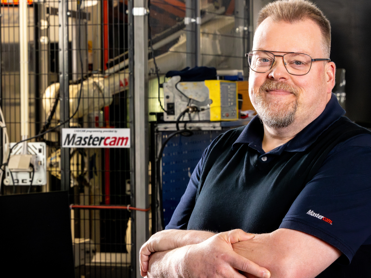 Magnus Karlsson, a Technical Sales Engineer with Mastercam&rsquo;s reseller, AME 
